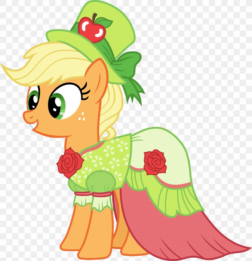 Applejack Rarity Pinkie Pie Dress Rainbow Dash, PNG, 5776x6000px, Applejack, Animal Figure, Art, Cartoon, Dress Download Free