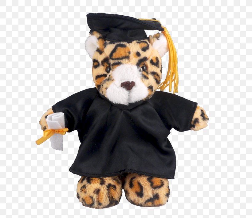 Stuffed Animals & Cuddly Toys Plush Leopard Graduation Ceremony Square Academic Cap, PNG, 622x709px, Stuffed Animals Cuddly Toys, Animal, Cap, Gown, Graduation Ceremony Download Free