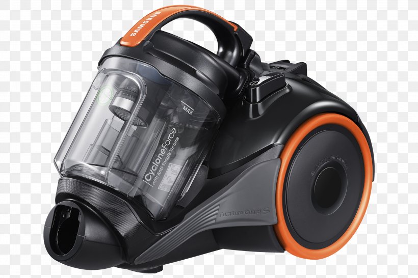 Bagless Vacuum Cleaner Samsung 223300 750W 1.3L 80dB Black Home Appliance Cleanliness, PNG, 3000x2000px, Vacuum Cleaner, Cleaner, Cleanliness, Hardware, Home Appliance Download Free