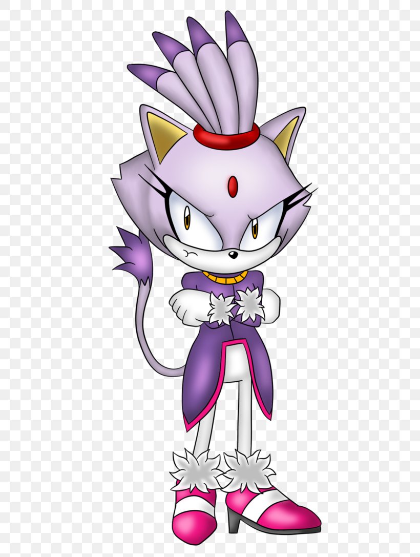 Blaze The Cat Wave The Swallow Sonic The Hedgehog, PNG, 735x1087px, Watercolor, Cartoon, Flower, Frame, Heart Download Free