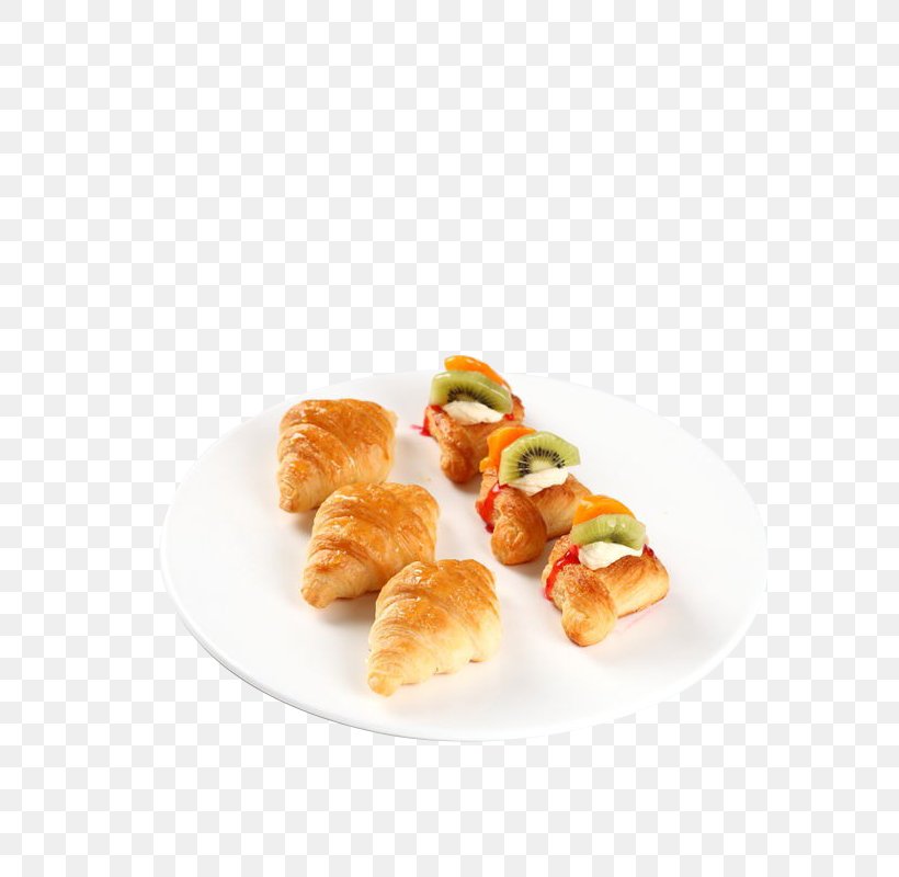 Croissant Puff Pastry Canapxe9 Cream Bun Milk, PNG, 800x800px, Croissant, Appetizer, Bread, Bun, Butter Download Free