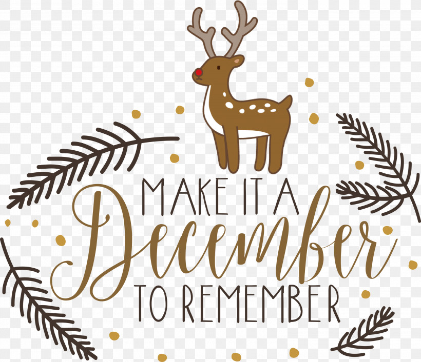 Make It A December December Winter, PNG, 3000x2586px, Make It A December, Christmas Day, Christmas Tree, Christmas Tree Christmas Party, December Download Free