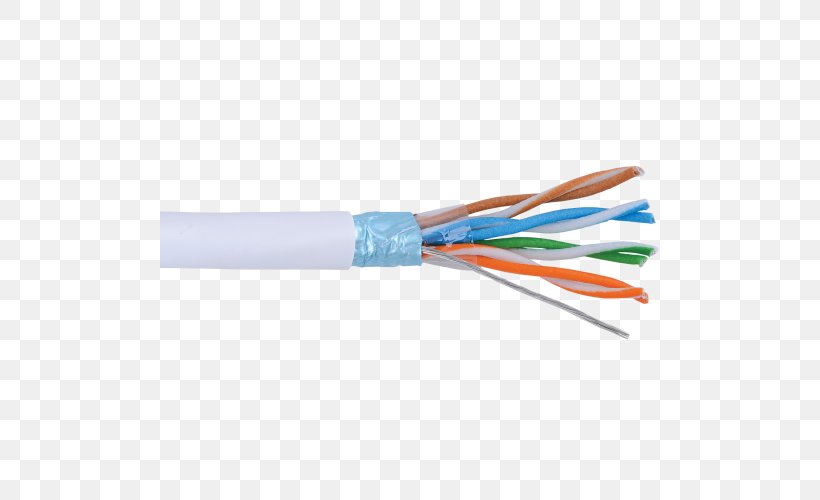 Network Cables Electrical Cable Category 6 Cable Shielded Cable Twisted Pair, PNG, 500x500px, Network Cables, Cable, Category 6 Cable, Circuit Diagram, Computer Network Download Free