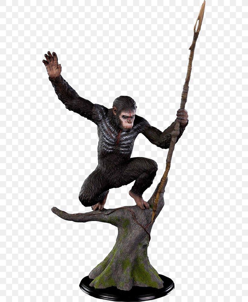 Caesar Planet Of The Apes Bronze Sculpture, PNG, 539x1000px, Caesar, Ape, Art, Bronze Sculpture, Dawn Of The Planet Of The Apes Download Free