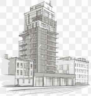 Architectural Drawing Architecture Illustration, PNG, 564x795px ...