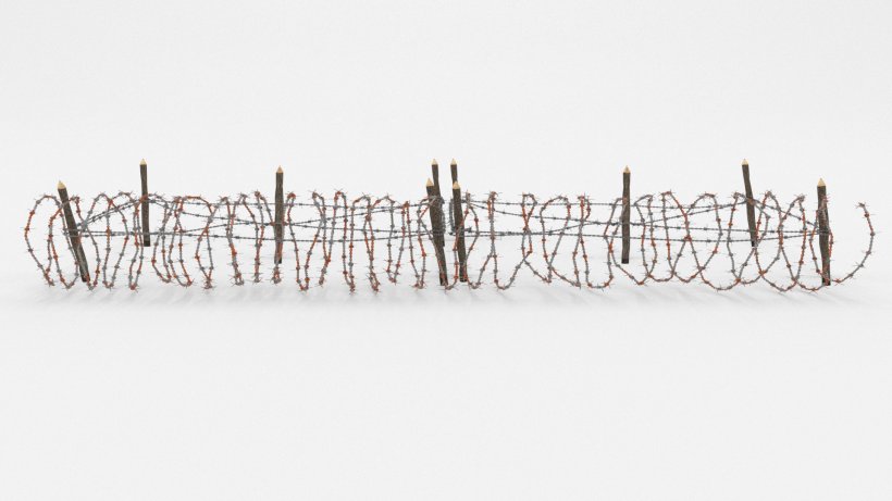 Barbed Wire Fence Wire Obstacle 3D Modeling, PNG, 1920x1080px, 3d Computer Graphics, 3d Modeling, Barbed Wire, Cgtrader, Electrical Wires Cable Download Free