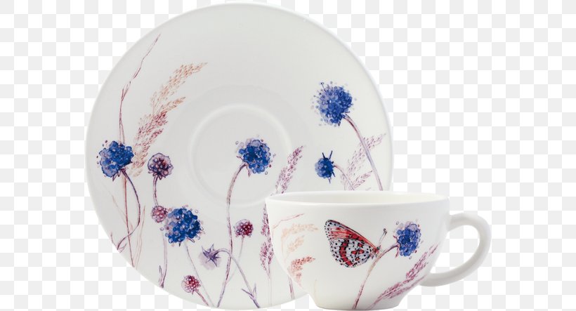 Saucer Gien Breakfast Teacup, PNG, 587x443px, Saucer, Blue, Blue And White Porcelain, Breakfast, Ceramic Download Free