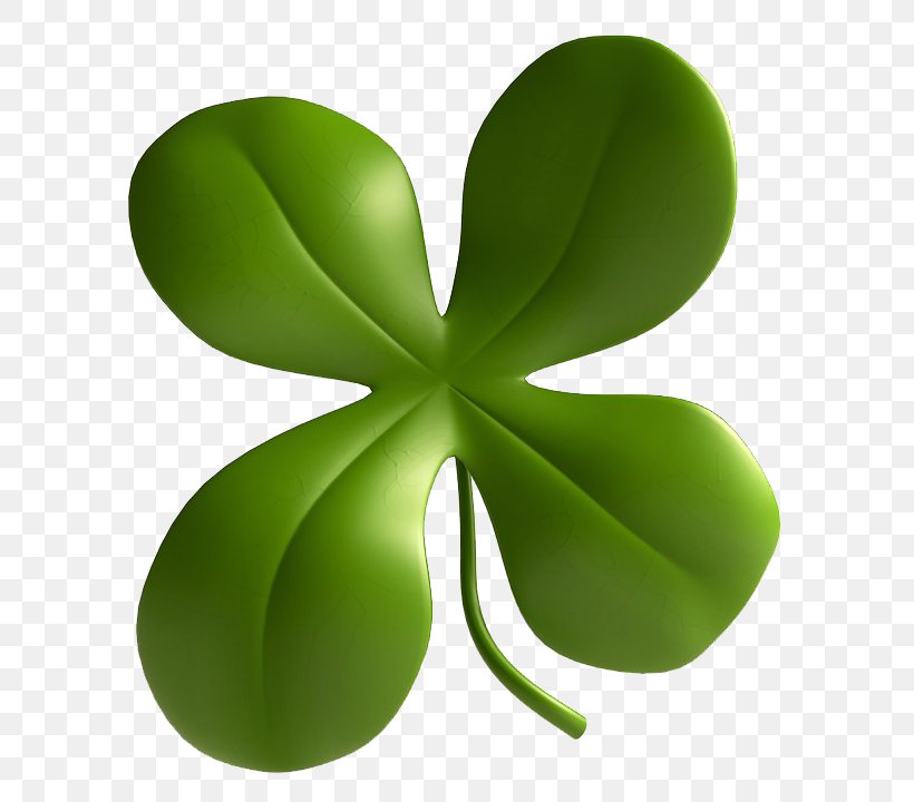 Luck Symbol Four-leaf Clover Illustration, PNG, 720x720px, Luck, Clover, Fourleaf Clover, Good Luck Charm, Green Download Free