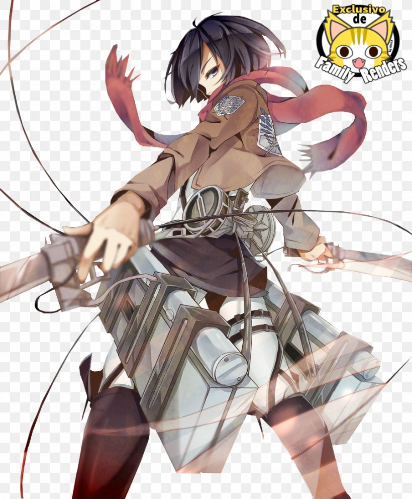 Mikasa Ackerman Eren Yeager Levi A.O.T.: Wings Of Freedom Attack On Titan, PNG, 900x1089px, Watercolor, Cartoon, Flower, Frame, Heart Download Free