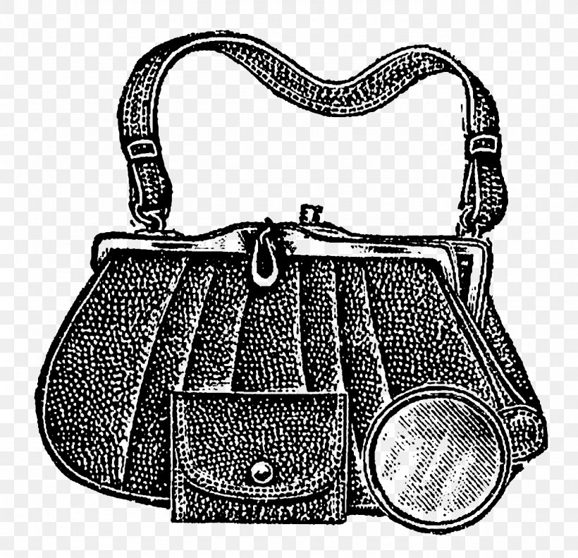 Handbag Drawing Designer Clip Art, PNG, 1382x1334px, Handbag, Antique, Bag, Black And White, Brand Download Free