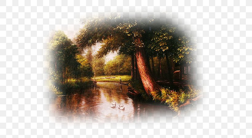 Nature Landscape Painting Bayou Landscape Painting, PNG, 600x450px, Nature, Autumn, Bagacum, Bank, Bavay Download Free