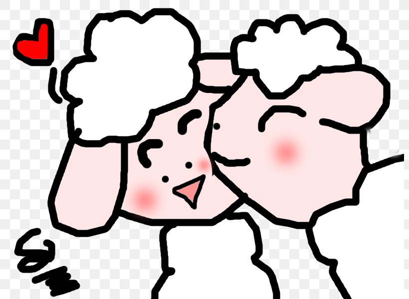 Sheep Free Content Clip Art, PNG, 800x600px, Watercolor, Cartoon, Flower, Frame, Heart Download Free