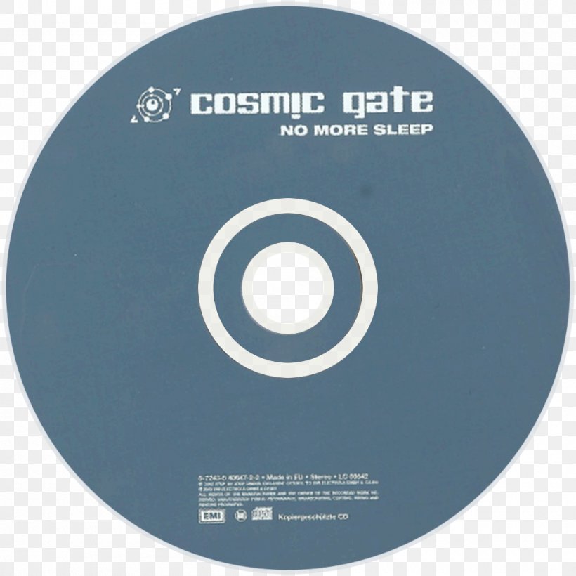 Compact Disc Not Enough Time Cosmic Gate, PNG, 1000x1000px, Compact Disc, Brand, Cosmic Gate, Data Storage Device, Dvd Download Free