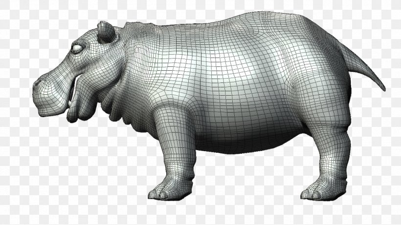 Rhinoceros Hippopotamus Blueprint Animal Mammal, PNG, 1280x720px, 3d Computer Graphics, Rhinoceros, Animal, Animal Figure, Animator Download Free