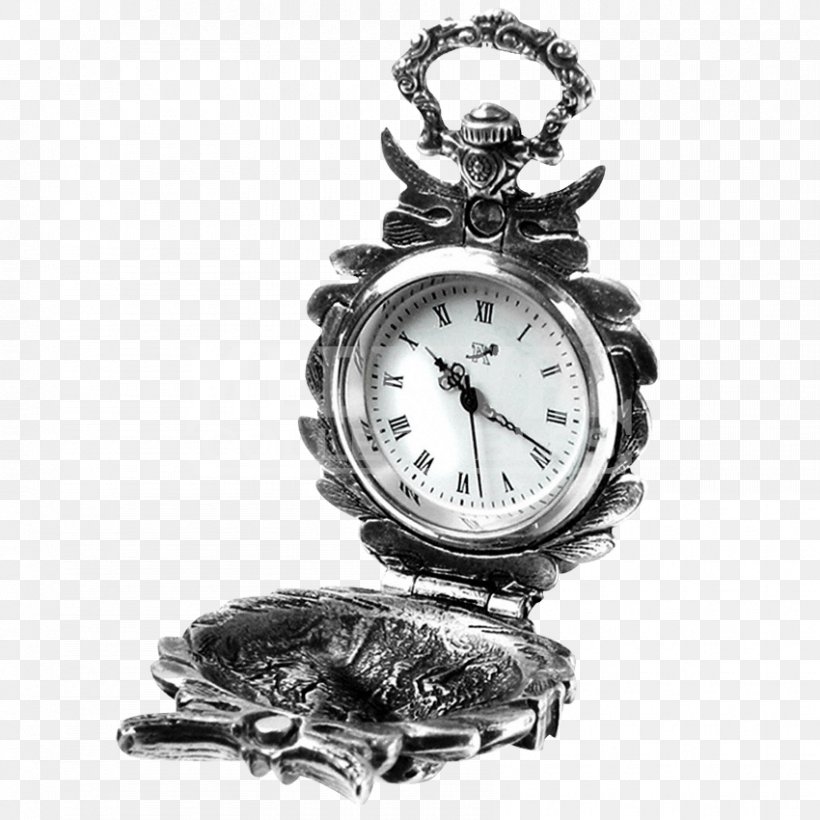 The Raven Pocket Watch Jewellery, PNG, 850x850px, Raven, Bag, Black And White, Bracelet, Brooch Download Free