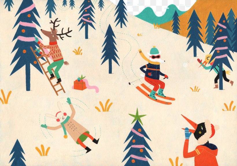Christmas Santa Claus Illustrator Illustration, PNG, 1000x702px, Christmas, Advent, Art, Designer, Graphic Designer Download Free