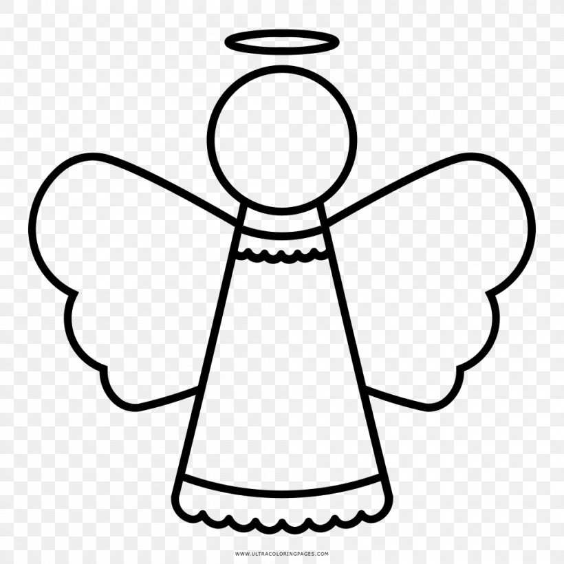Coloring Book Drawing Paper Angel, PNG, 1000x1000px, Coloring Book, Adult, Angel, Ausmalbild, Black And White Download Free