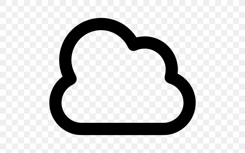 Cloud Download Clip Art, PNG, 512x512px, Cloud, Area, Artwork, Black And White, Body Jewelry Download Free
