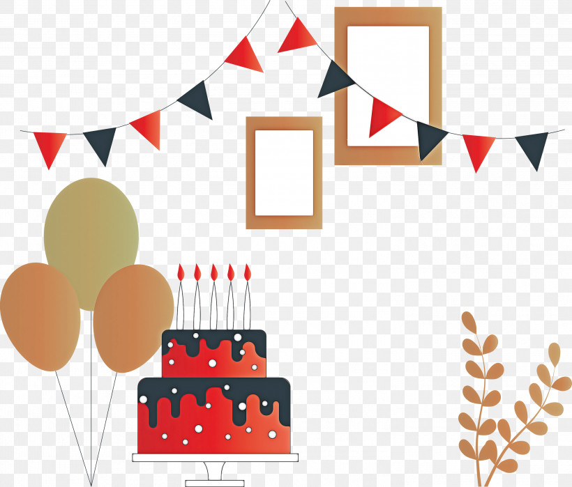 Happy Birthday Birthday Party, PNG, 2999x2558px, Happy Birthday, Balloon, Birthday, Birthday Party, Bondezirojn Al Vi Download Free