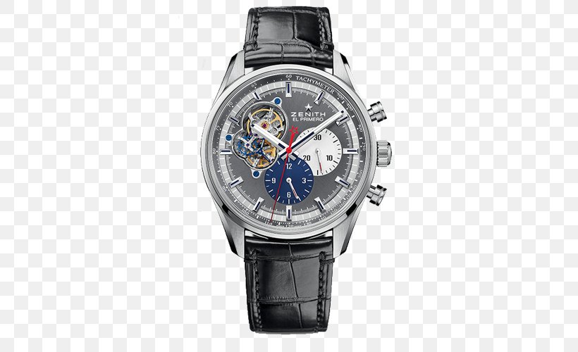 Zenith Chronograph Automatic Watch Clock, PNG, 500x500px, Zenith, Automatic Watch, Brand, Bucherer Group, Chronograph Download Free