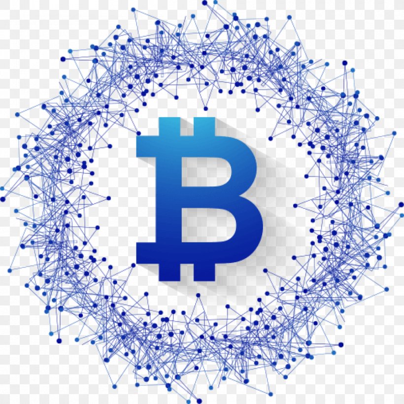 Bitcoin Cryptocurrency Blockchain Coinbase Litecoin, PNG, 1000x1000px, Bitcoin, Area, Blockchain, Blue, Brand Download Free
