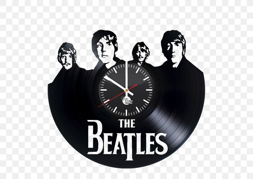 The Beatles Phonograph Record Clock Abbey Road LP Record, PNG, 580x580px, Watercolor, Cartoon, Flower, Frame, Heart Download Free