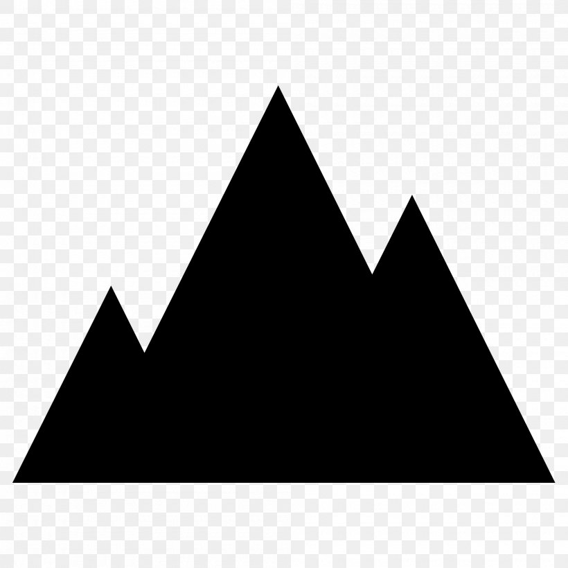 Mountain Range Clip Art, PNG, 2000x2000px, Mountain Range, Black, Black And White, Information, Monochrome Download Free