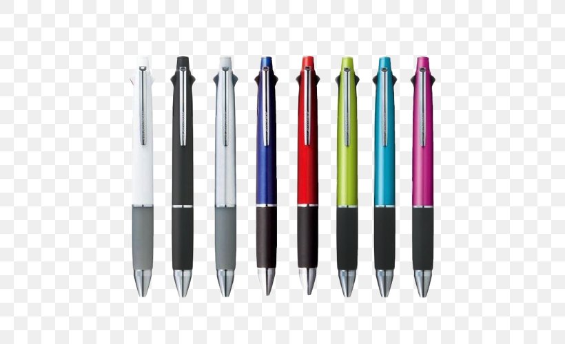 Ballpoint Pen Mitsubishi Pencil Uni Jetstream 4&1 Multi Pen Rollerball Pen, PNG, 500x500px, Ballpoint Pen, Ball Pen, Gel Pen, Ink, Mechanical Pencil Download Free