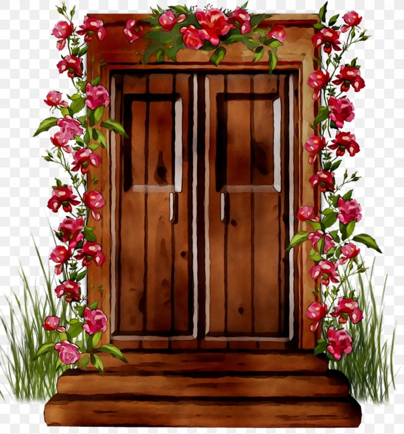 Floral Design, PNG, 1035x1112px, Floral Design, Architecture, Door, Flower, Flowerpot Download Free
