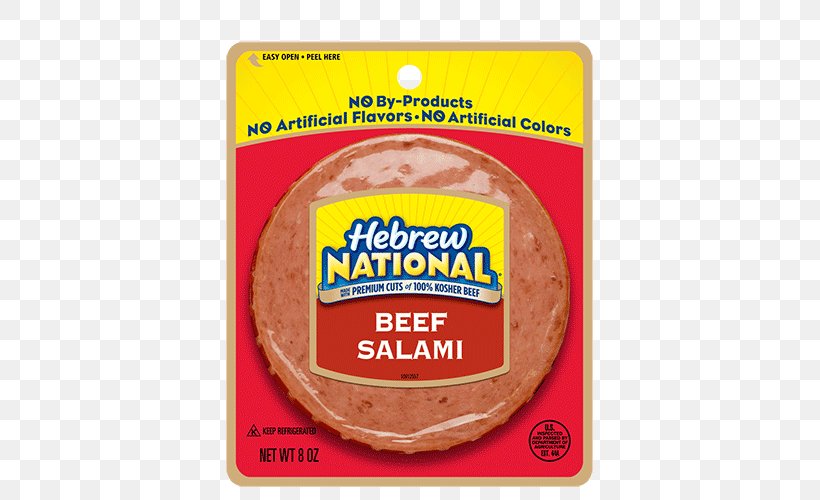 Hot Dog Salami Hebrew National Bologna Sausage Beef, PNG, 500x500px, Hot Dog, Beef, Bologna Sausage, Flavor, Food Download Free