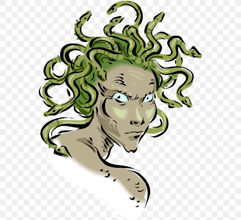 Medusa Line Art Cartoon Clip Art, PNG, 556x750px, Medusa, Animal, Art, Artwork, Cartoon Download Free