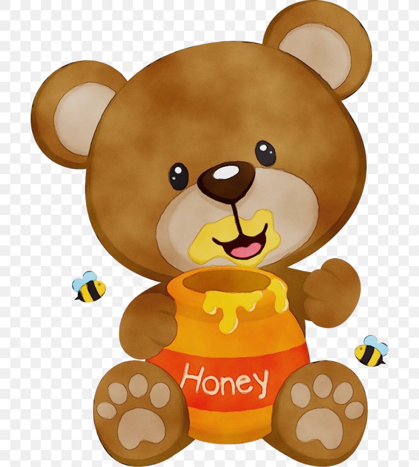 Teddy Bear, PNG, 700x913px, Watercolor, Baby Toys, Brown, Brown Bear, Cartoon Download Free