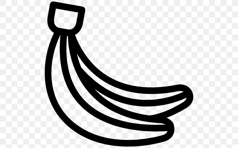 Food Clip Art, PNG, 512x512px, Food, Banana, Black And White, Monochrome, Monochrome Photography Download Free