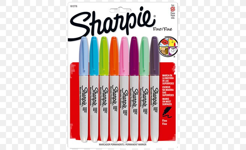 Paper Sharpie Permanent Marker Marker Pen Paint Marker, PNG, 500x500px, Paper, Brand, Cosmetics, Highlighter, Marker Pen Download Free