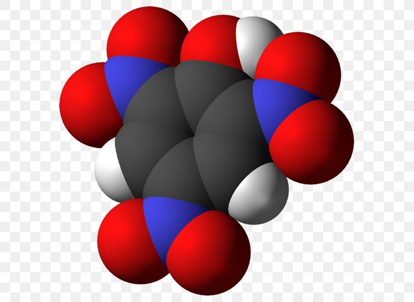 Picric Acid Molecule Chemistry Molar Mass, PNG, 609x599px, Picric Acid, Acid, Ball, Balloon, Chemical Compound Download Free