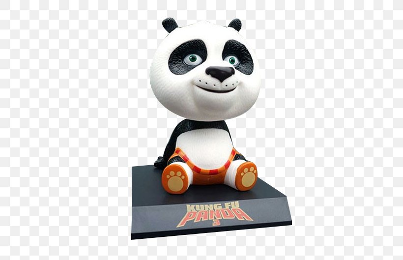 Po Giant Panda Car Kung Fu Panda Red Panda, PNG, 750x529px, Giant Panda, Bobblehead, Car, Cartoon, Dashboard Download Free