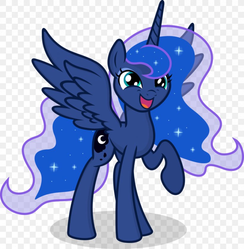 Princess Luna Pony Princess Celestia Princess Cadance Derpy Hooves, PNG, 884x904px, Princess Luna, Animal Figure, Applejack, Cartoon, Cobalt Blue Download Free