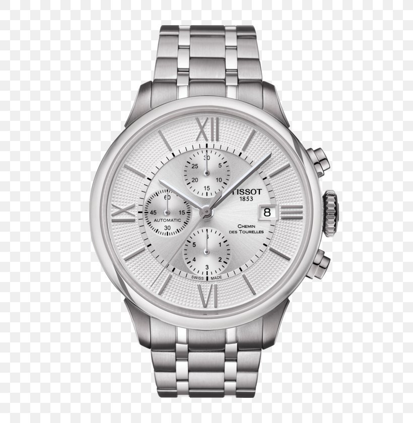 Tissot Watch Jewellery Chronograph Clock, PNG, 555x840px, Tissot, Brand, Chronograph, Chronometer Watch, Clock Download Free