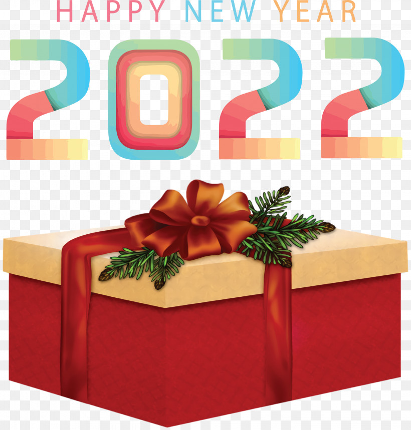 2022 Happy New Year 2022 New Year 2022, PNG, 2861x3000px, Christmas Gift, Birthday, Christmas Card, Christmas Day, Gift Download Free