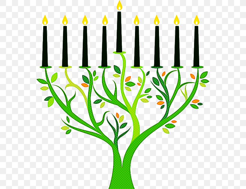 Green Candle Holder Plant Candle Flower, PNG, 577x630px, Green, Candle, Candle Holder, Flower, Menorah Download Free
