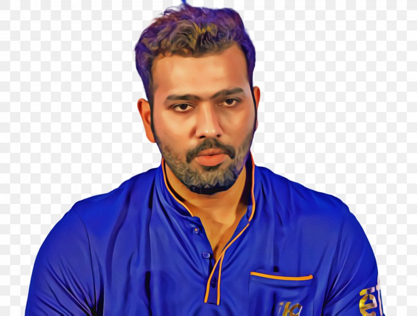 India National Cricket Team, PNG, 2300x1740px, Rohit Sharma, Beard, Blue, Chin, Cricket Download Free