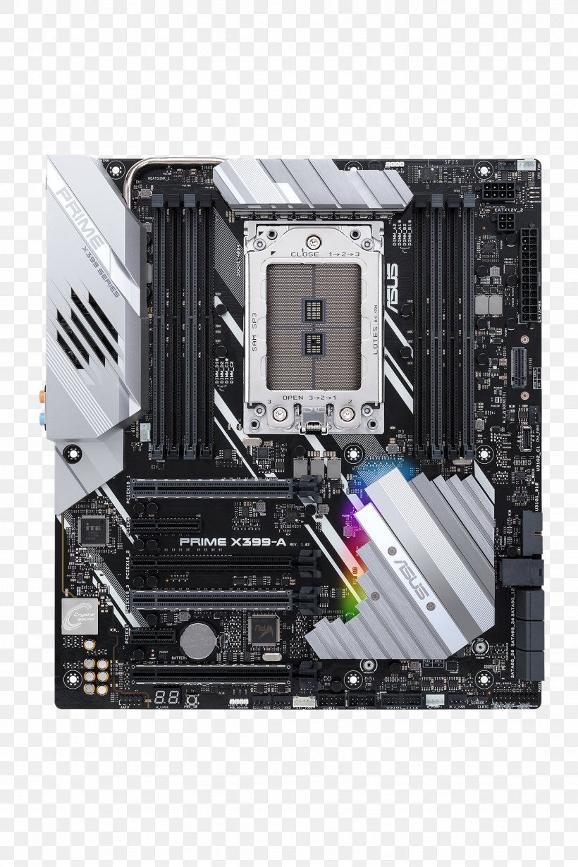Socket TR4 Motherboard Ryzen DDR4 SDRAM ATX, PNG, 1333x2000px, Socket Tr4, Asus, Atx, Central Processing Unit, Computer Accessory Download Free