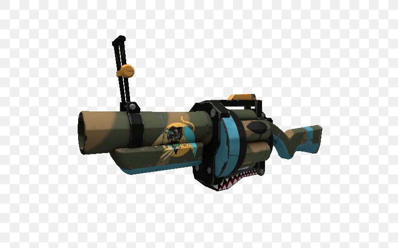 Team Fortress 2 Loadout Grenade Launcher Shotgun Weapon, PNG, 512x512px, Watercolor, Cartoon, Flower, Frame, Heart Download Free