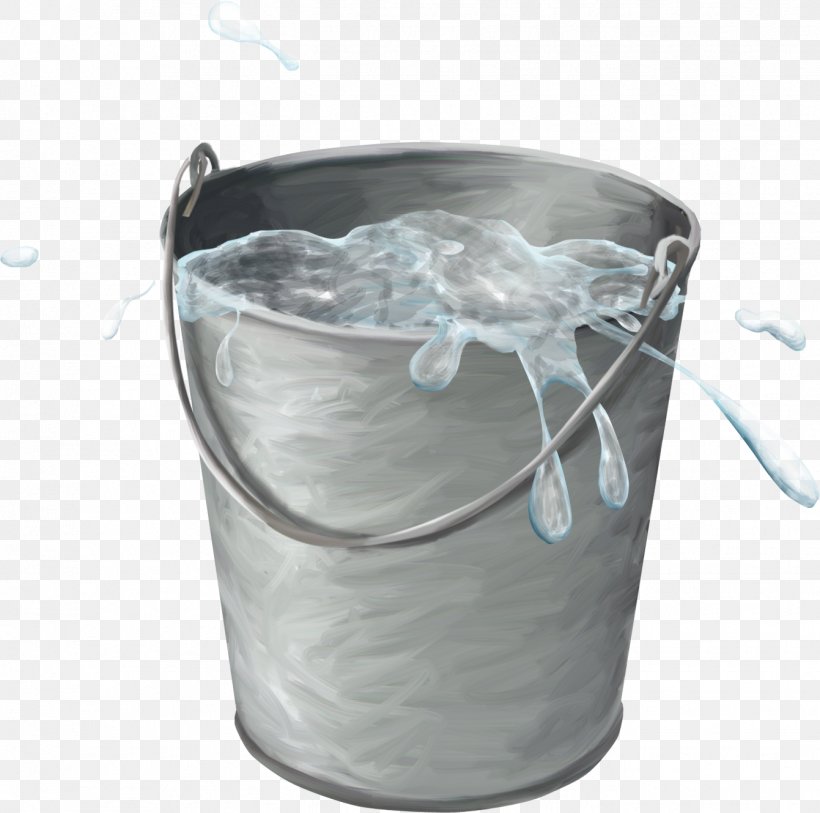 Bucket Clip Art Water Image, PNG, 1341x1330px, Bucket, Drawing, Glass, Mop Bucket Cart, Paint Download Free