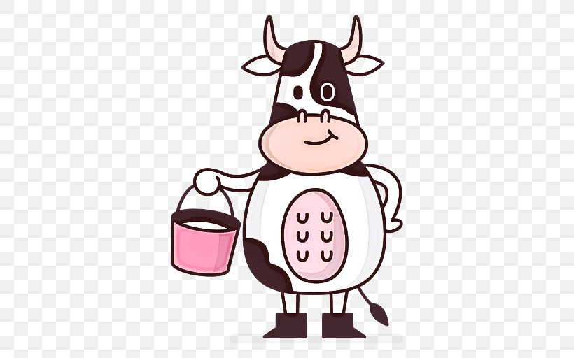 Cartoon Snout Livestock Bovine Dairy Cow, PNG, 512x512px, Cartoon, Bovine, Dairy Cow, Livestock, Snout Download Free