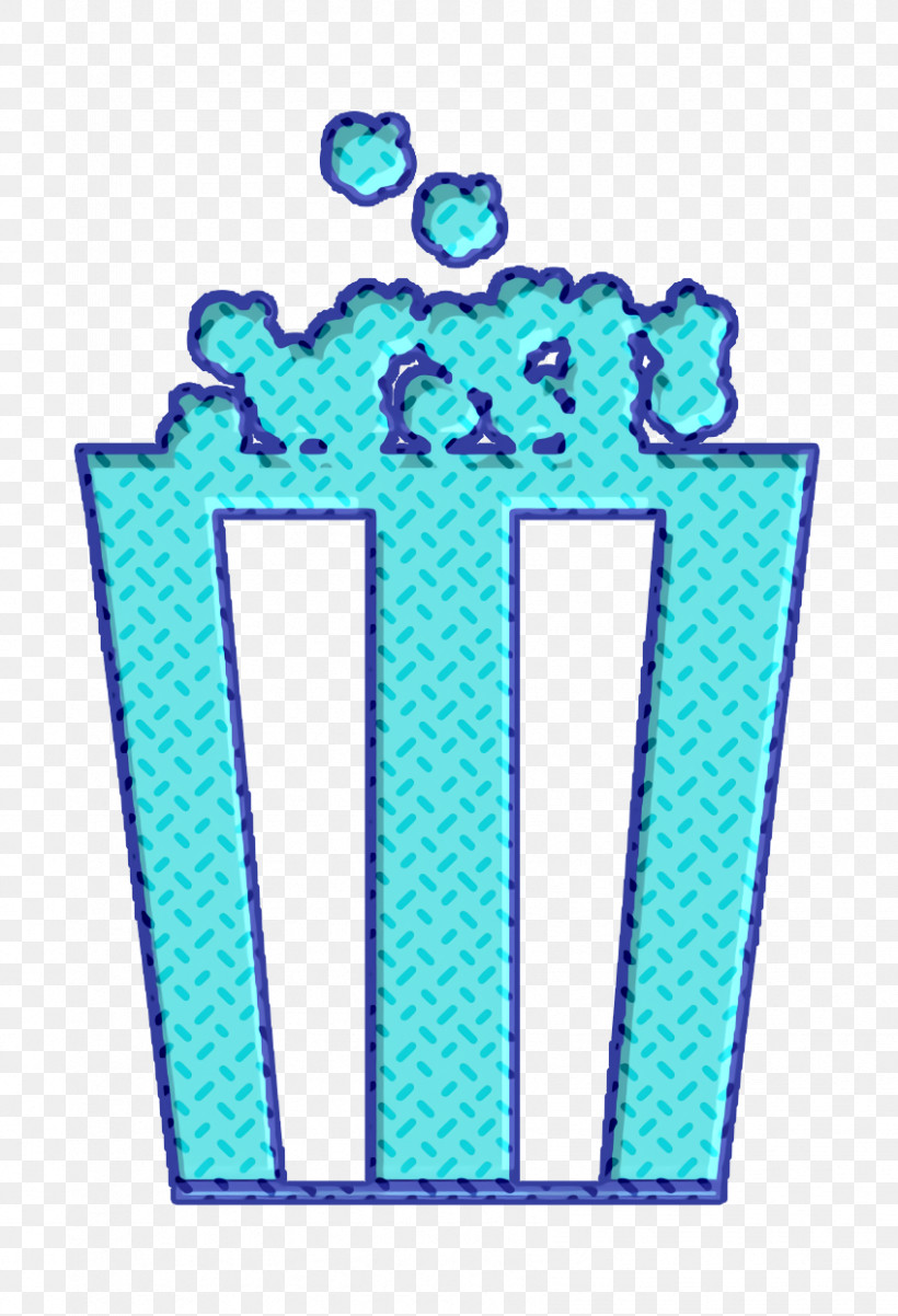 Food Icon Popcorn Icon Box Of Popcorn Icon, PNG, 848x1244px, Food Icon, Chemical Symbol, Electric Blue M, Geometry, Line Download Free