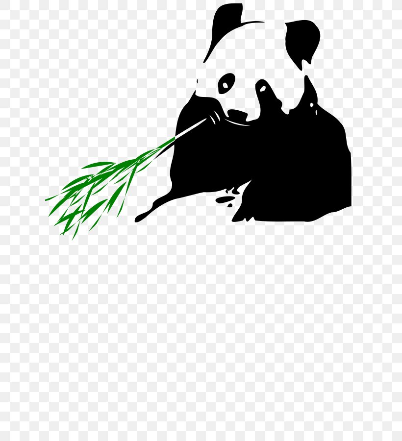 Giant Panda Bear Image Clip Art Bamboo, PNG, 636x900px, Giant Panda, Bamboo, Bear, Canvas Print, Cuteness Download Free