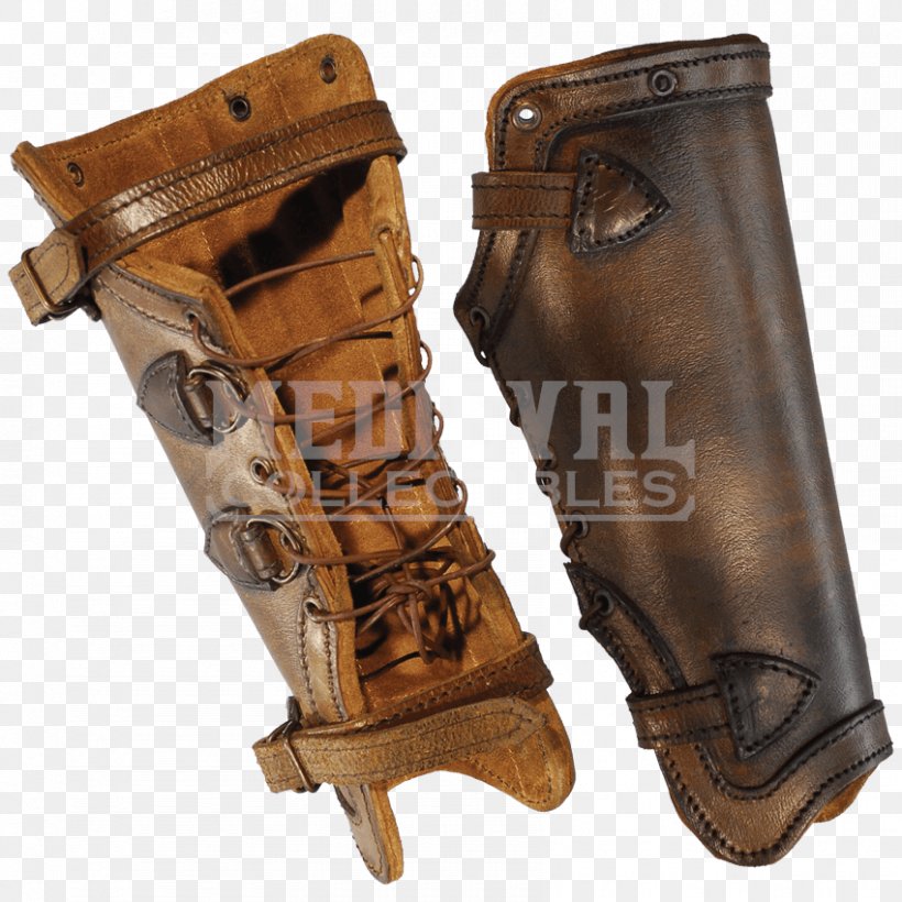 Greave Components Of Medieval Armour Leather Body Armor, PNG, 850x850px, Greave, Armour, Body Armor, Bracer, Components Of Medieval Armour Download Free