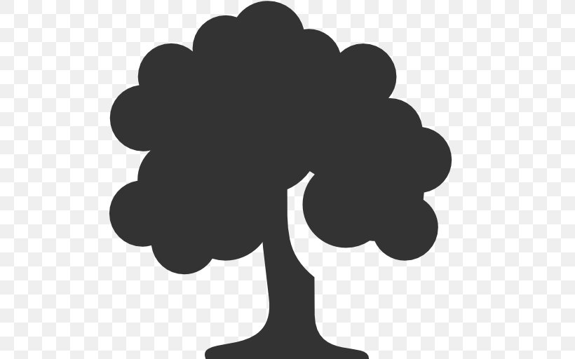 Tree Deciduous, PNG, 512x512px, Tree, Apple Icon Image Format, Black And White, Deciduous, Favicon Download Free