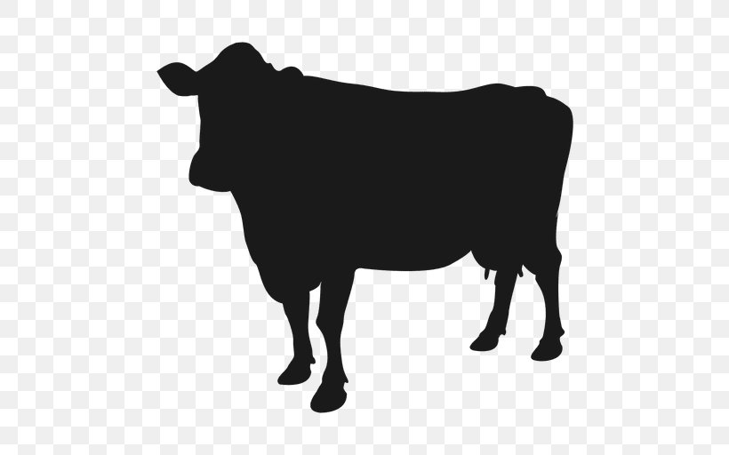 Jersey Cattle Calf Clip Art, PNG, 512x512px, Jersey Cattle, Black And White, Bull, Calf, Cattle Download Free